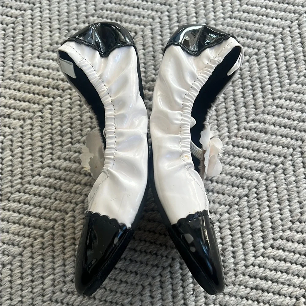 Gap Black and White Kids Ballet Flats